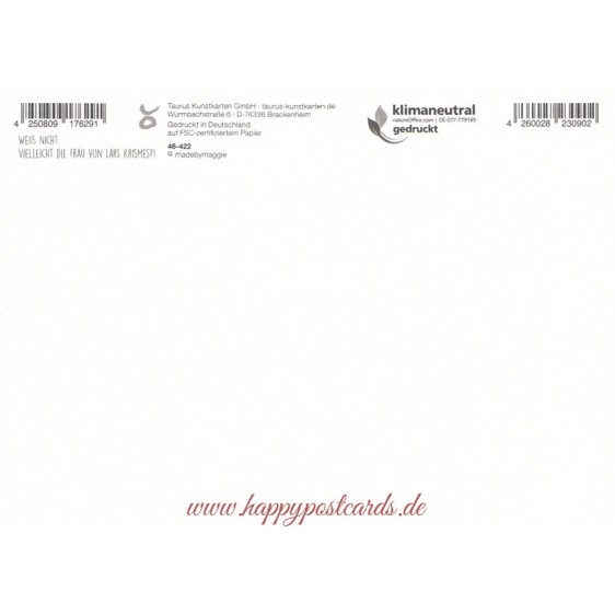 Wer ist eigentlich diese Mary Krismes? - Christmas Postcard
