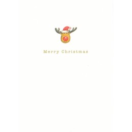More about Merry Christmas - Reindeer with hat - Christmas Postcard