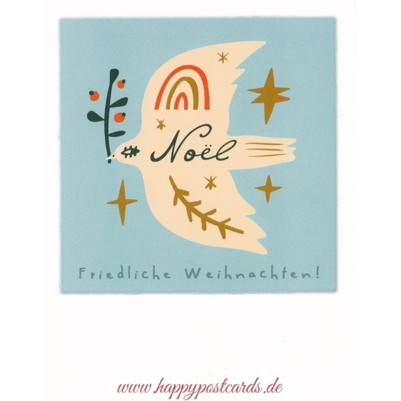 Friedliche Weihnachten - Dove - Christmas PolaCard