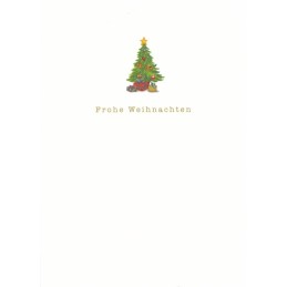 Frohe Weihnachten - Christmas tree - Christmas Postcard