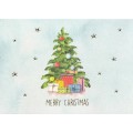 Merry Christmas - Christmas tree - Christmas Postcard
