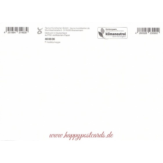 Lieber Heiligabend als Eilig habend - Christmas Postcard