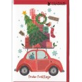 Frohe Festtage - Car - Christmas card