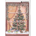 Fröhliche Weihnachten - Fenster - Weihnachtsgrußkarte