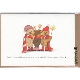 More about Fröhliche Weihnachten - Bären - Weihnachtsgrußkarte