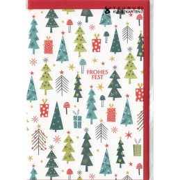 More about Frohes Fest - Weihnachtsbäume - Weihnachtsgrußkarte