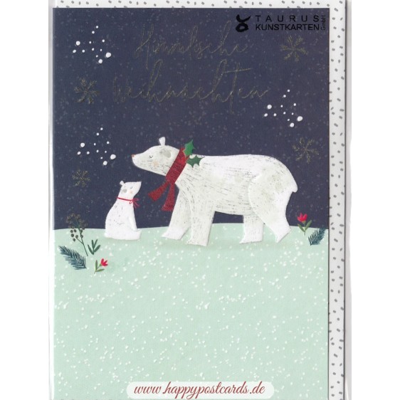 Himmlische Weihnachten - Icebears - Christmas card