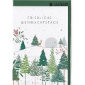 Friedliche Weihnachten - Winter woods - Christmas card
