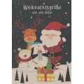 Weihnachtsgrüße von uns allen - Grass Postcard