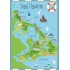 Insel Usedom - Map - Postkarte