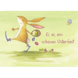 Ei, ei, ein schönes Osterfest - Easter Postcard