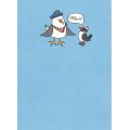 Moin! - Seagulls talking - Postcard