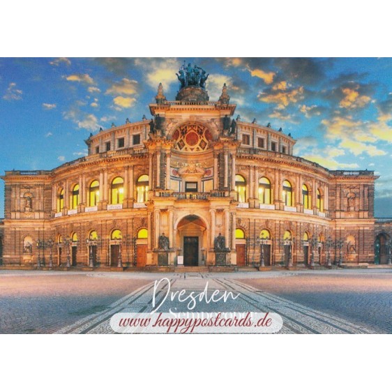 Dresden -  Semperoper - Ansichtskarte
