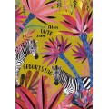 Alles Gute zum Geburtstag - Zebras - Mila Marquis Postcard