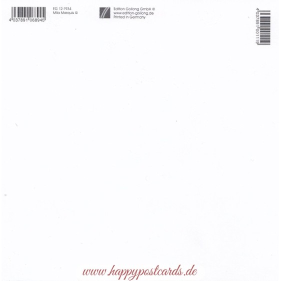 Schmetterlingsfrau - Mila Marquis Postkarte