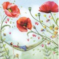 Woman in Hammok - Nina Chen Postcard