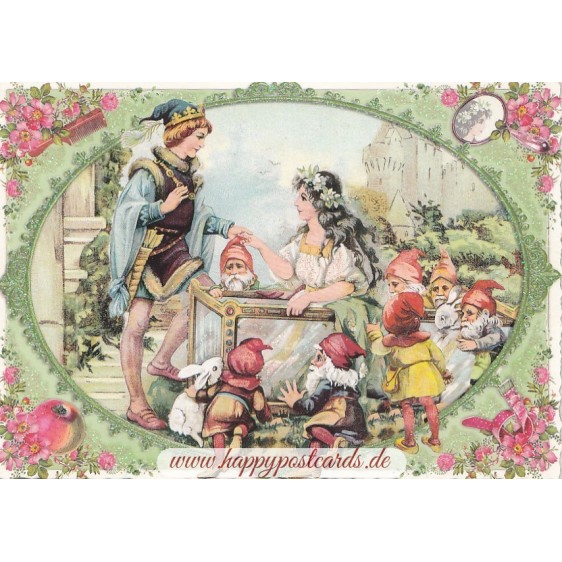 Schneewittchen - Tausendschön - Postkarte