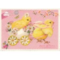 Chick with a hanger - Tausendschön - Postcard