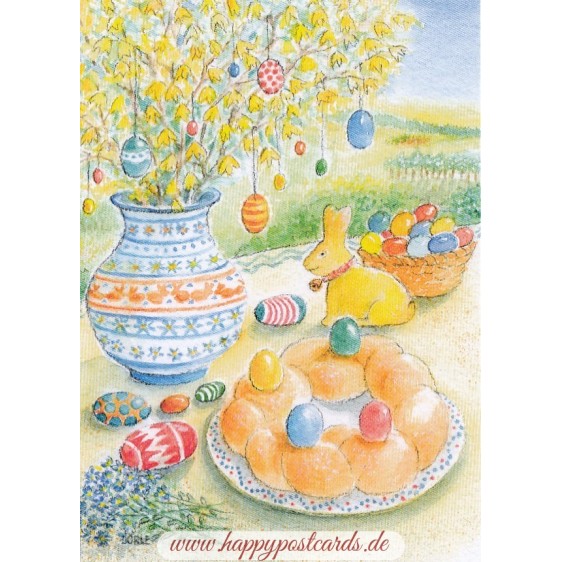 Eastertable - Easter Postcard