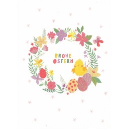 More about Frohe Ostern - Easter wreath - Easter Postcard