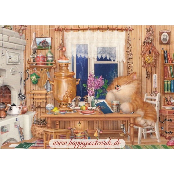 Reading - Alexey Dolotov - Postcard