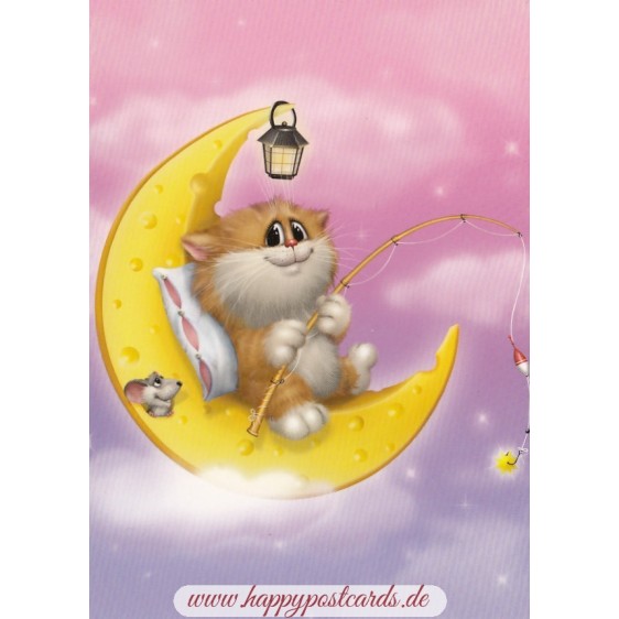 Cheesy moon - Alexey Dolotov - Postcard