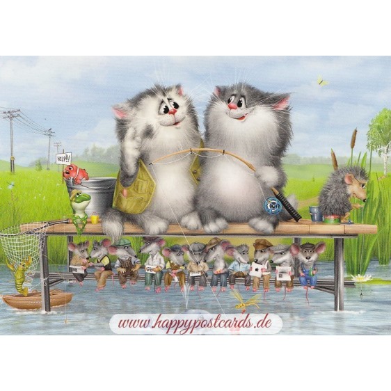 At the river - Alexey Dolotov - Postcard