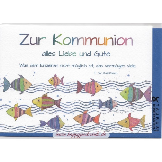Zur Kommunion - alles Liebe und Gute - Greeting card