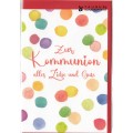 Zur Kommunion - alles Liebe und Gute - Kommunionsgrußkarte