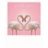 Flamingo-heart - PolaCard