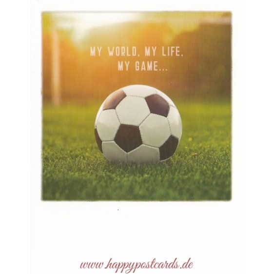 Closeup - soccer - PolaCard