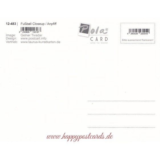 Anpfiff - Fußball - PolaCard