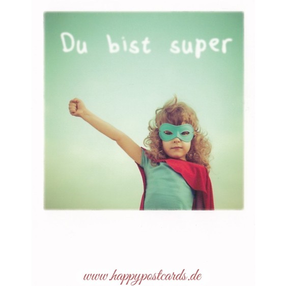 Du bist super - PolaCard