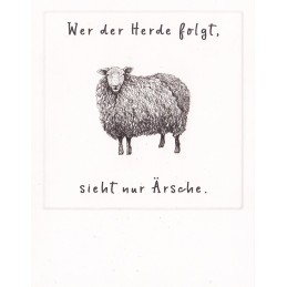 Wer der Herde folgt - PolaCard