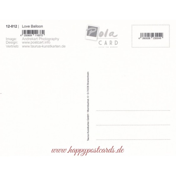 Love Balloon - PolaCard
