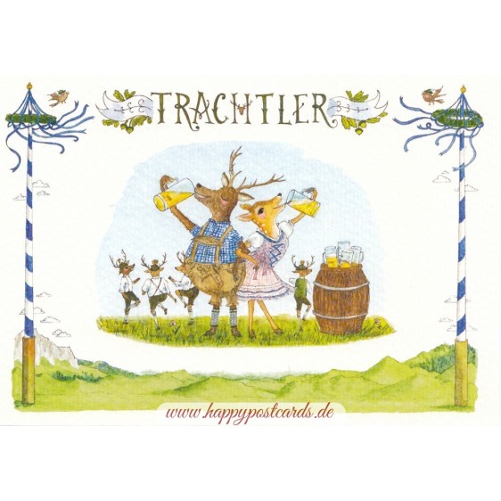 Trachtler - de Waard postcard