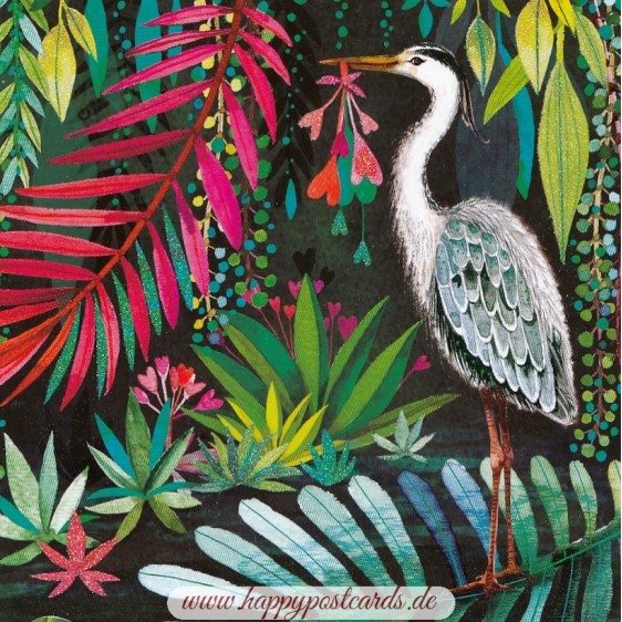 Heron - Mila Marquis Postcard