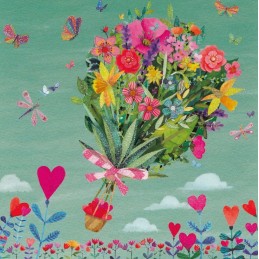 Spring bouquet - Mila Marquis Postcard