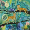 Cheetah in jungle - Mila Marquis Postcard