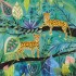 Cheetah in jungle - Mila Marquis Postcard