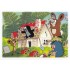 Der Maulwurf baut ein Haus - Maulwurf Postkarte