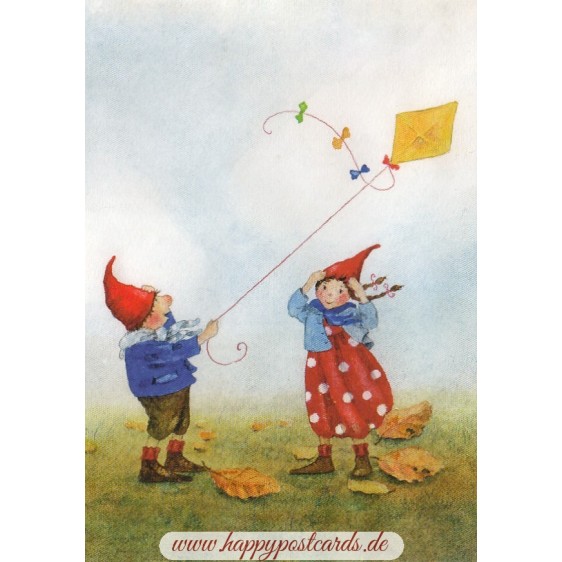 Pippa und Pelle im Brausewind - Pippa und Pelle - Postkarte