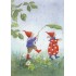 Pippa and Pelle in the rain - Pippa and Pelle - Postcard
