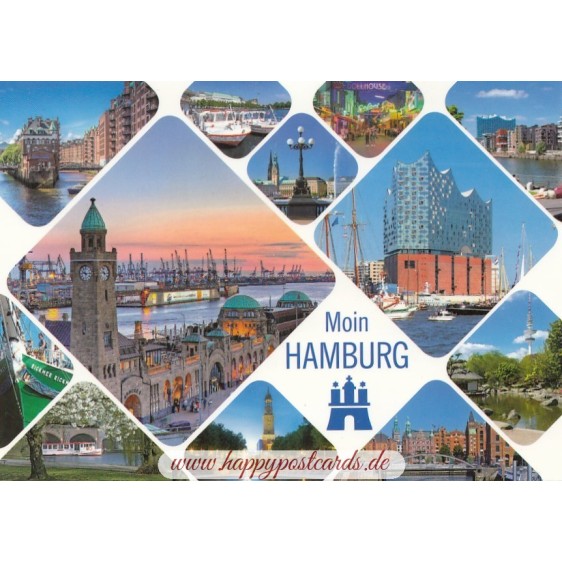 Hamburg Moin - Viewcard