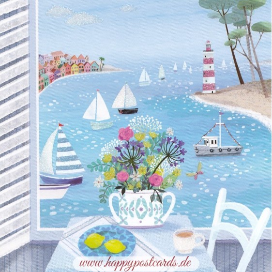 Am Meer - Mila Marquis Postkarte