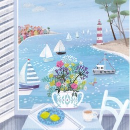 At the Sea - Mila Marquis Postcard
