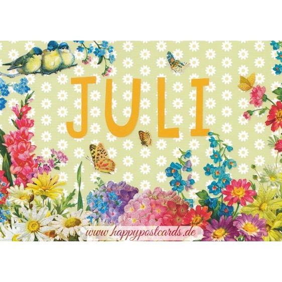 Juli - Carola Pabst - Monats-Postkarte
