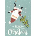 Merry Christmas - Weihnachtsmann - Weihnachtskarte