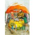 82 - Frauen frühstücken im Regen - Löök Postkarte