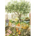 110 - Bei der Gartenarbeit - Löök Postkarte